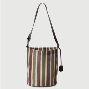Soeur Multicolor Striped Shoulder Bag
